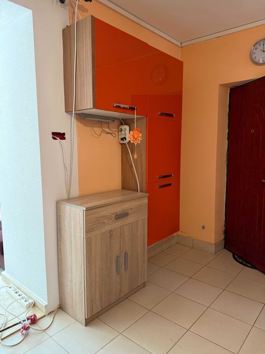 Set complet mobila bucatarie portocaliu lucios disponibila imediat