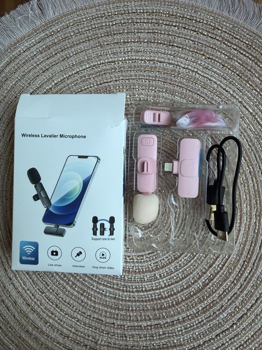 Микрофон за видеа и подкасти за iPhone с Lightning конектор – нов