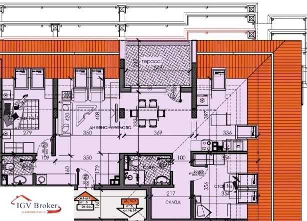 Тристаен апартамент в м-т Гърдова глава