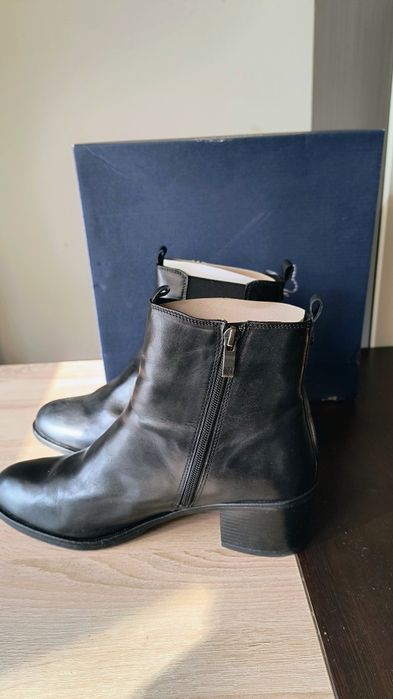 НОВИ черни боти Caprice (естествена кожа) №41 – от Ница