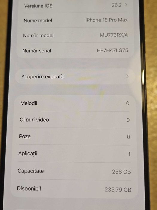 Vand iPhone 15 pro max