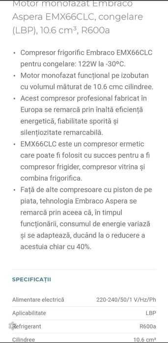 Motor pentru frigider