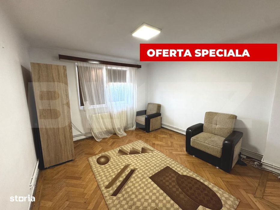 Apartament in bloc tip vila, parter, 50 mp, mobilat utilat - Sacele