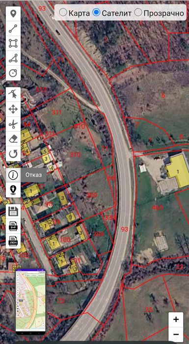Продава се парцел 1241 кв.м в с. Поповци, общ. Габрово