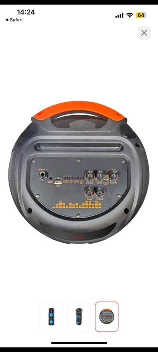 Колонка с радио микрофономм