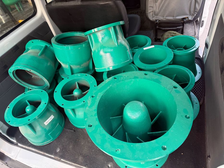 Shimge QY AST TB насосларига запчастлар бор (корпус, крилчатка)