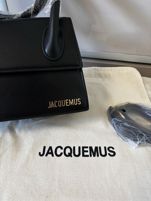 Geantă Jacquemus neagră nouă