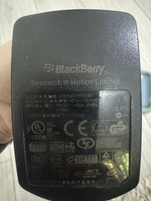 Зарядка для blackBerry