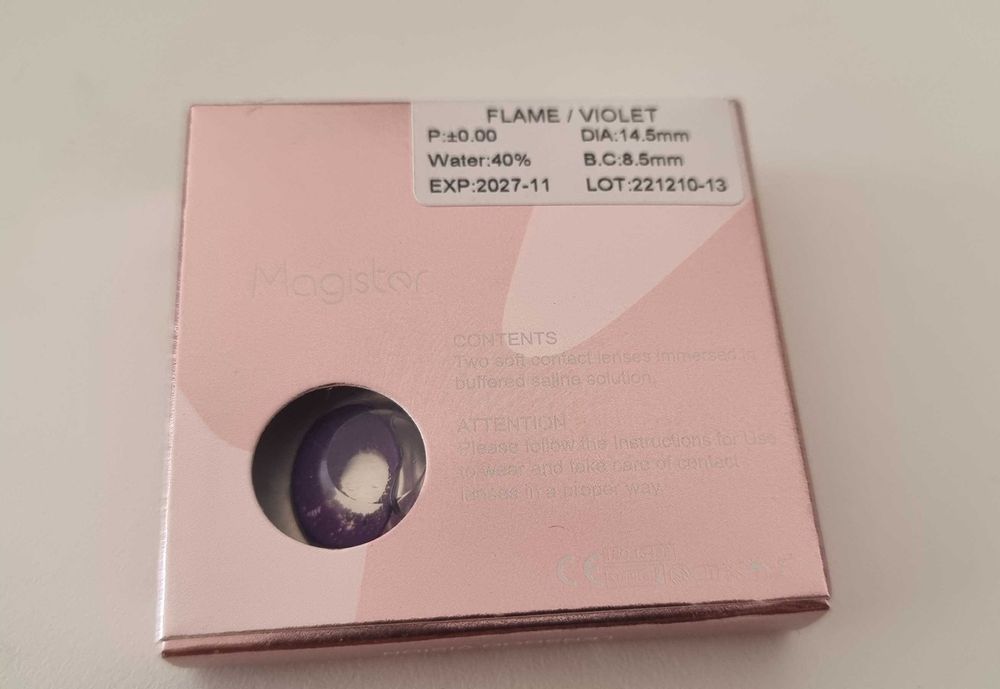 Цветни контактни лещи за хелоуин