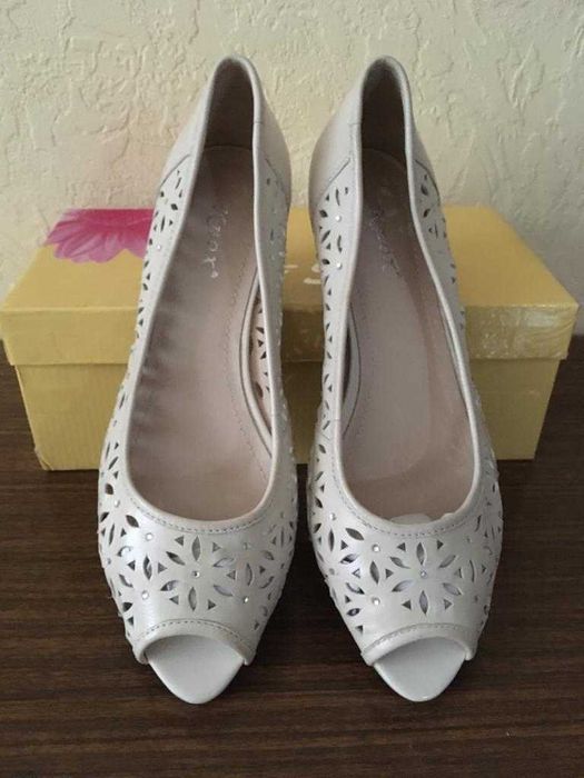 Туфли женские кожаные