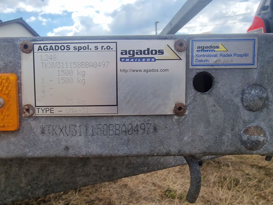 Vand remorca platforma Agados