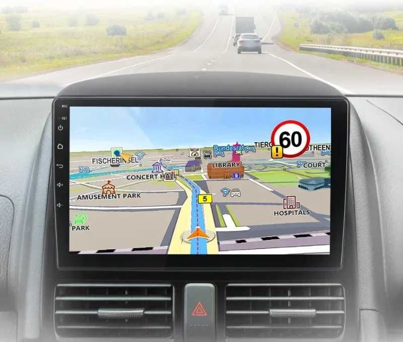 Honda CR-V_2 2001-2006 9” 2-DIN с Android 14, 4G/LTE, 6/128GB, CarPlay и AndroidAuto