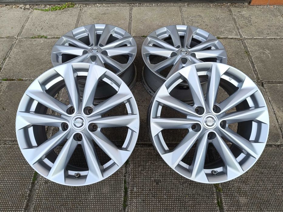 ОРИГИНАЛНИ джанти 17 '  цола 5x114,3 НИСАН Кашкай / NISSAN QASHQAI J10 J11 7J ET40 + ДАТЧИЦИ