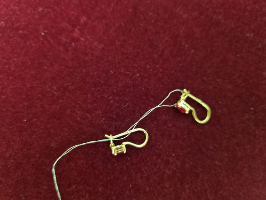 Детский серьги золотой 68000тг