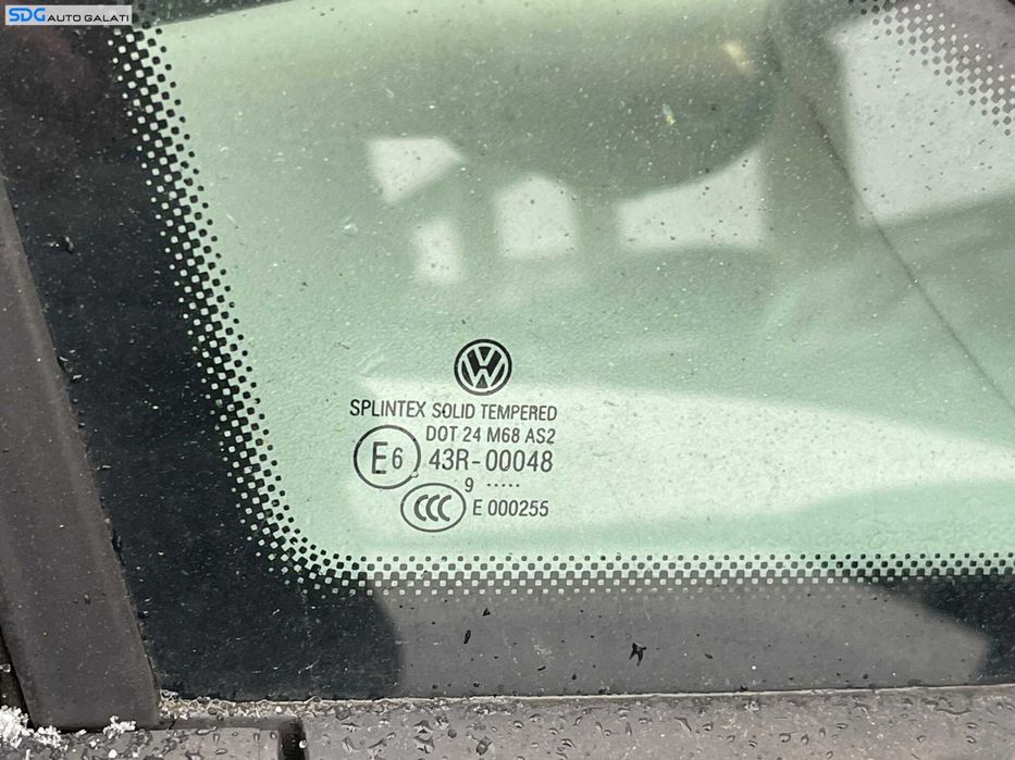 Geam Sticla Fix de pe Aripa Caroserie Dreapta Fata Volkswagen Golf 6 Plus 2008 - 2014