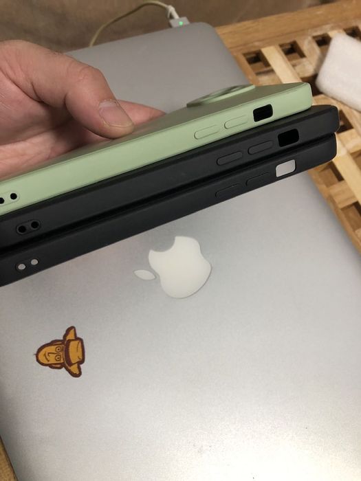 Telefon Iphone 14 PLUS - huse noi - Huse Liquid Soft Silicon Colorate