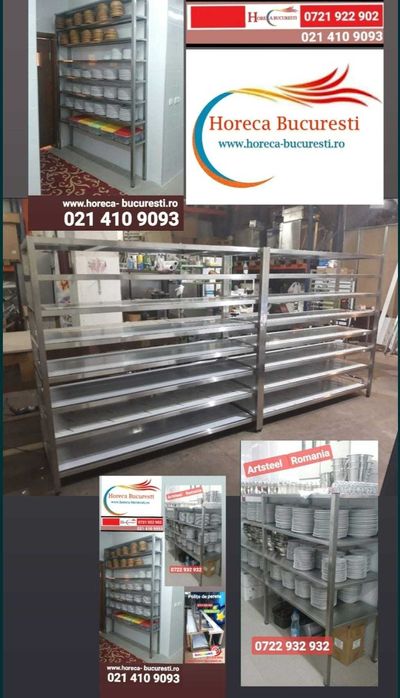 RAFT Inox 4 Polite FABRICA / RASTEL Inox pe Dim / RAFTURI Inox STOC /