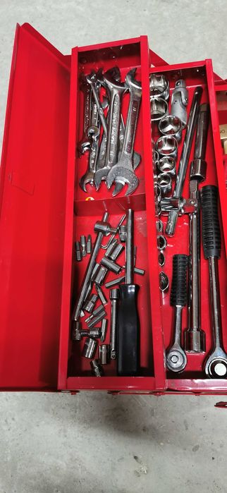 Trusă de scule NOUA profesională complet echipată – cutie metalică