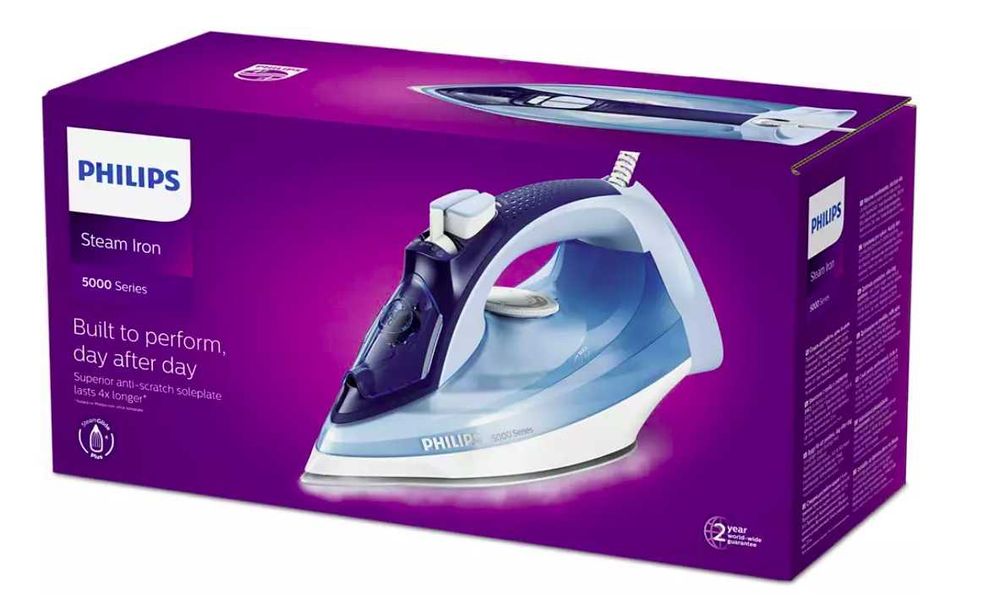 Ютия PHILIPS DST5030/20 2400.0 W, ПОКРИТИЕ НА ПЛОЧИТЕ SteamGlide Plus