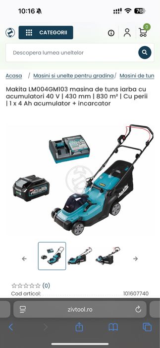 Makita masina de tuns gazonul LM004GM103