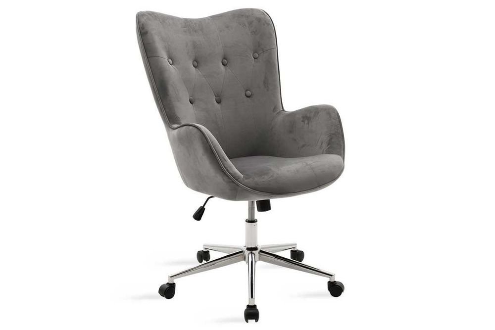 Офис стол Puzzle-home Kido, 3 цвята, Кадифе, 64х72х100см, ПРОМО!