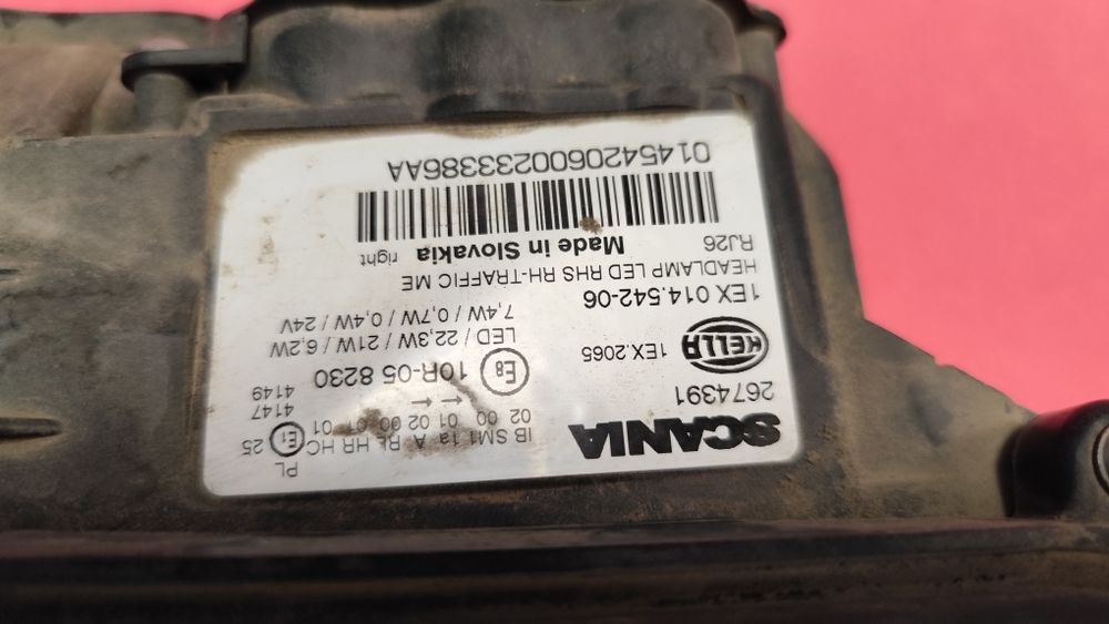 Фар Scania LED фарове лед Скания S R far светодиоден