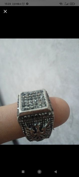 Мужское серебряное кольцо