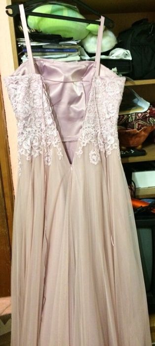 Бална рокля, цвят: пепел от рози