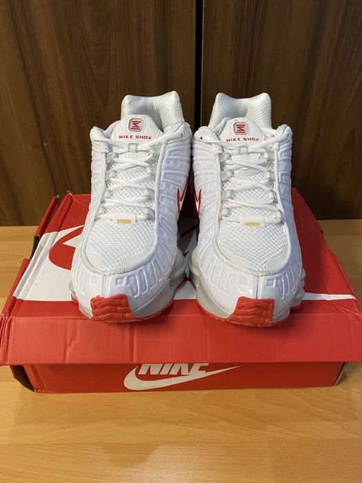 Nike Shox White-Red