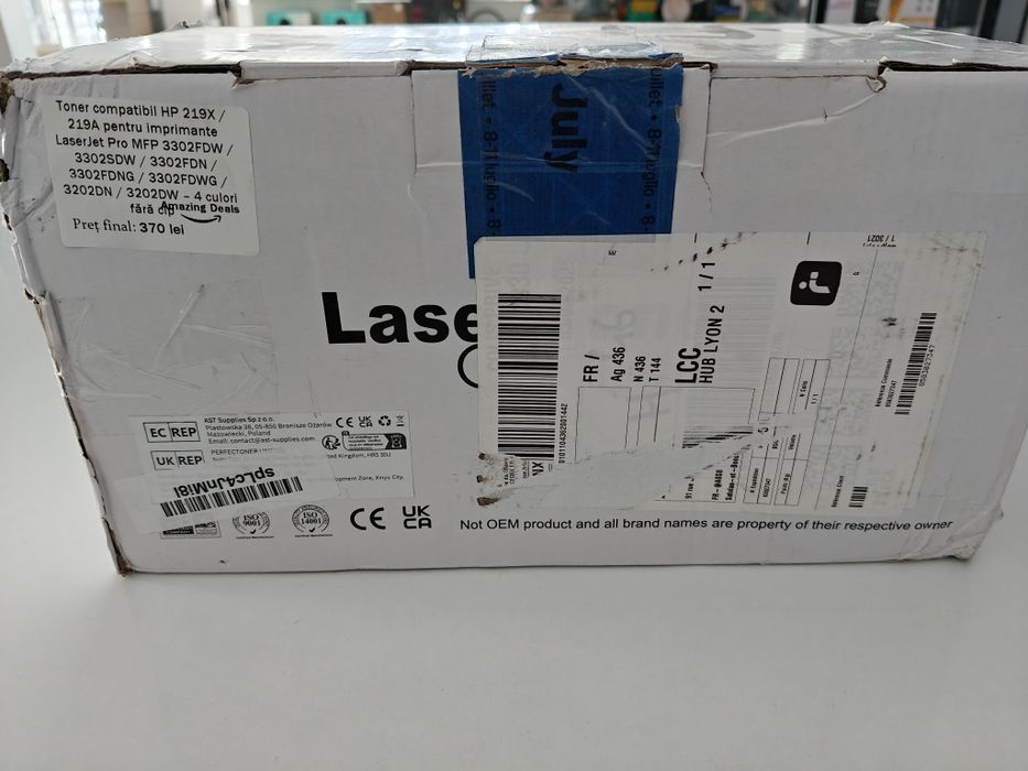 Toner compatibil HP 219X, Pentru imprimante