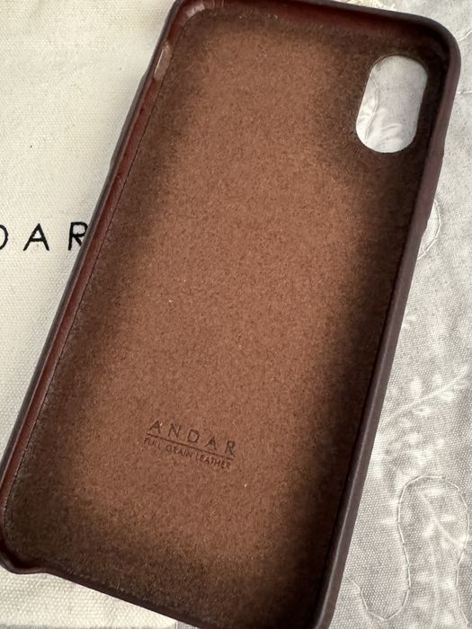 Andar - премиум кейс от естествена кожа за iPhone X/Xs