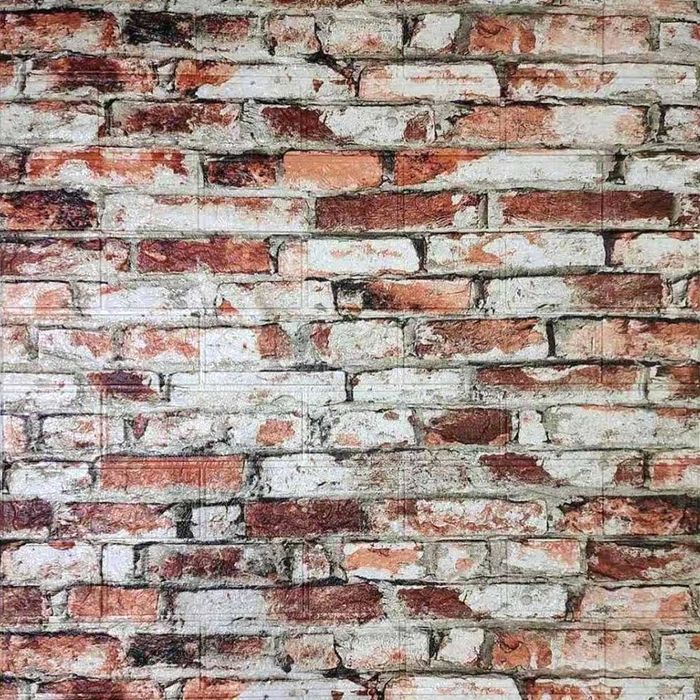 Тапет 3 д тухли Самозалепващи пана за стена Релефни Тапети