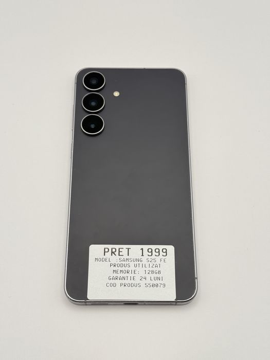 MAGAZIN VINDEM SAMSUNG : Samsung S25 FE | Silver  | Full Box  | 128 GB | 24 luni garantie