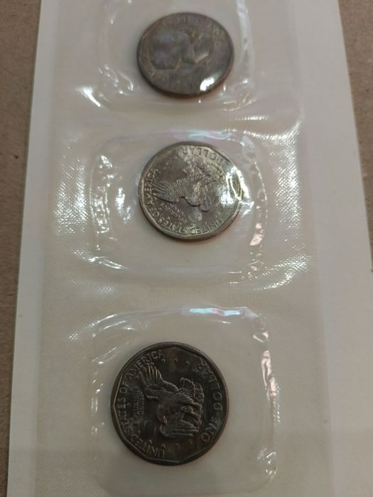 Монета 1 доллар 1980г