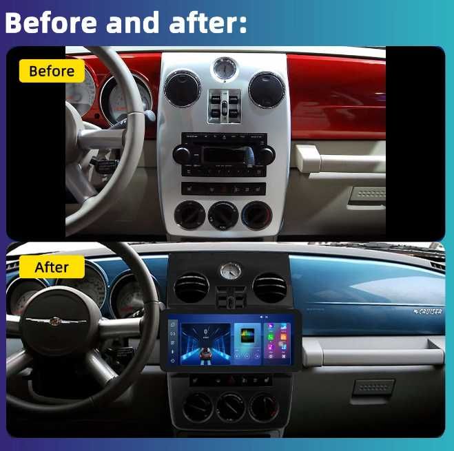 CHRYSLER PT CRUISER 2000-2010 - 9'' Андроид Навигация, 9399