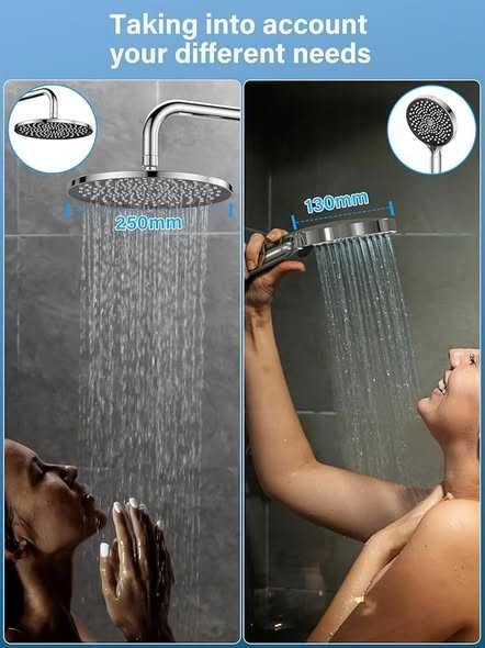 Sistem de duș YEAUPE PRO fără termostat și baterie, cu duș fix