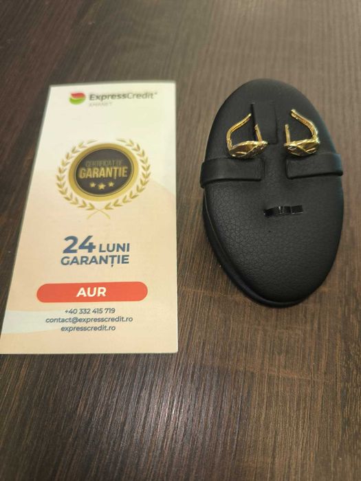 Cercei aur 14k 3,08 grame (AG24 Harlau b.45373.2)- Garantie 2 ani!