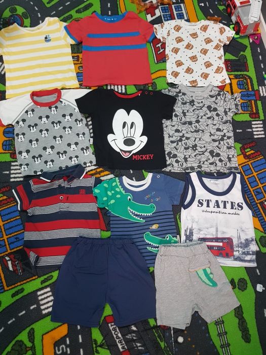 Lot tricouri 74 - 80 (9 luni - 1 an)