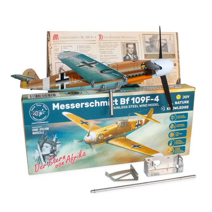 Месершмит Bf109 Инокс Ветропоказател с посоки и история, ръчна работа