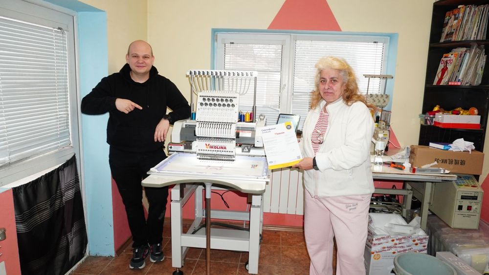 Бродировъчна машина 600 мм. x 400 мм. Едноглава Нов модел