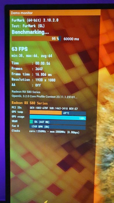 Placa video RX 580 8GB MSI Armor