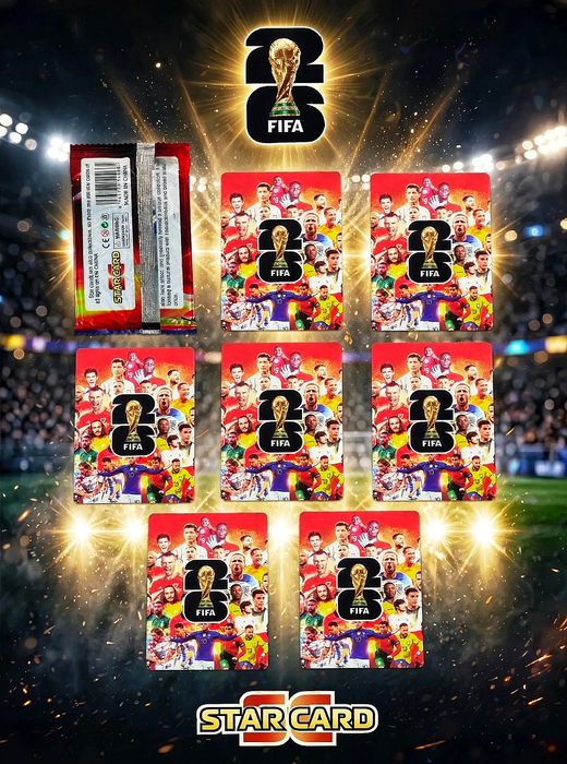 Коллекционные Футбольные Карточки FIFA World Cup 2026.