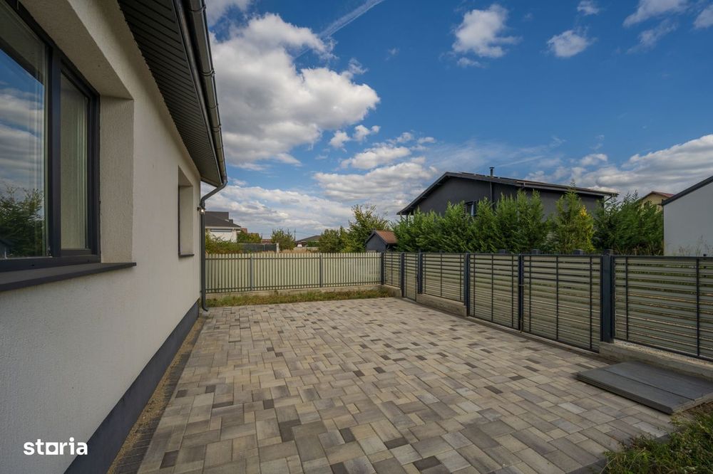 Casa noua   parter 2025 | 3 camere | 2 bai | terasa 24 mp acoperita |
