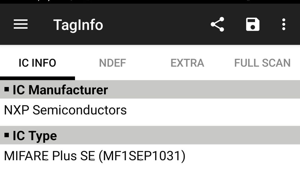 Карты Mifare plus SE