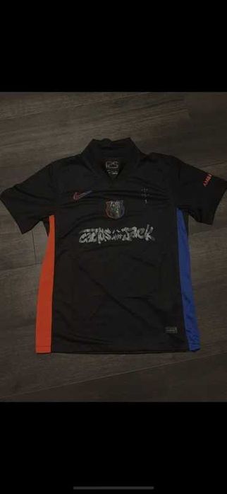 Barcelona collab T-shirt with Travis Scott/Cactus Jack like new, size M