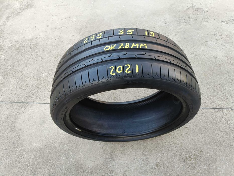 O anvelopa vara 255 35 19 continental sportcontact 6 profil de 7,8 mm