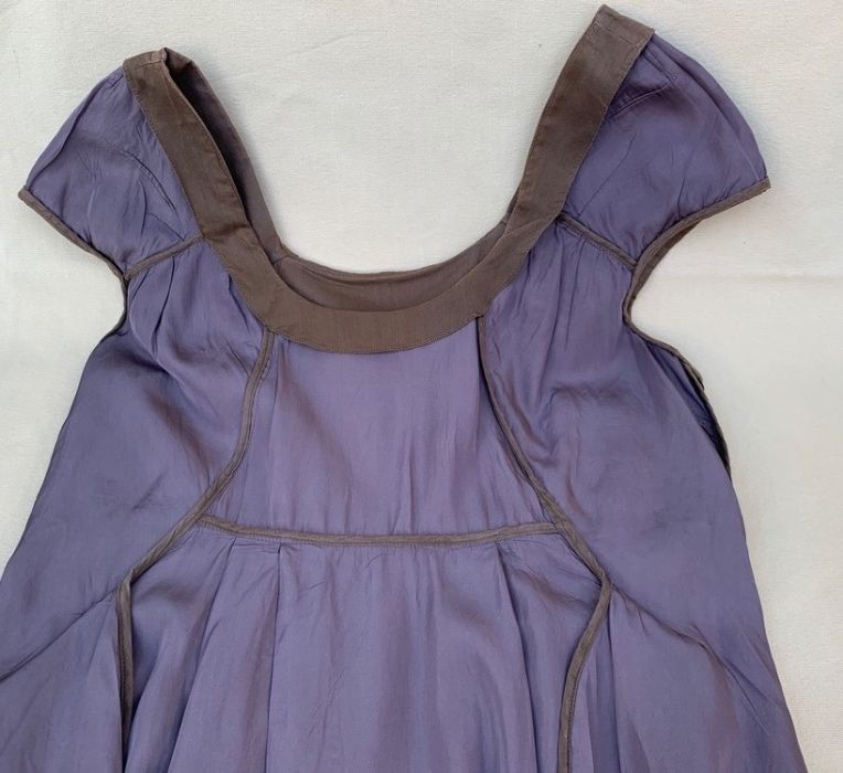 MARNI Rochie Fashion Casual Khaki Degradee Bumbac Original Italia Nr.L