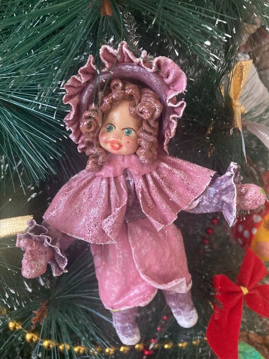 Ватные игрушки на елку