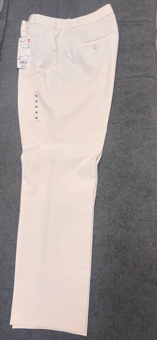 Бренд uniqlo юникло белые брюки классические Яндекс BTS почта