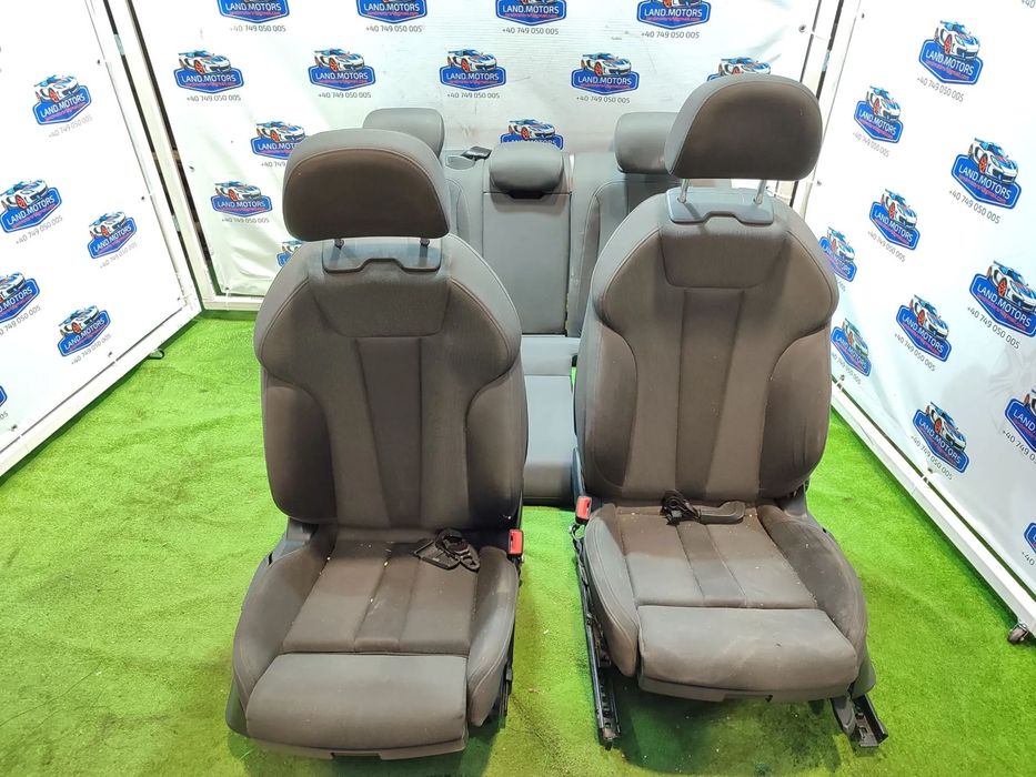 INTERIOR TEXTIL / SCAUNE + BANCHETE AUDI A4 B9 8W BREAK / 2015-2018 + SCAUNE CU INCALZIRE